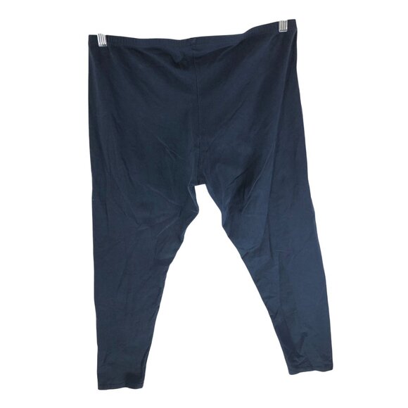 J. Peterman Womens Navy Blue Leggings Cotton & Spandex XL - Picture 2 of 3